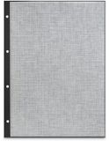 Hama Fotokarton met glassine, 23,3 x 31 cm, geperforeerd, 25 vel, zwart