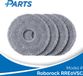 Roborock RRE0VSC Dweilpads (4 Stuks, Plus.Parts® alternatief voor 8.02.0453)