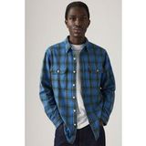 Levi's Jackson Worker Madigan Plaid Star Sapphi Maat: XL | Chemise décontractée | Hommes | Bleu