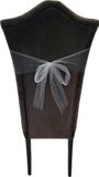 PartyDeco Tule stof op rol - Grijs - 15cm x 9meter