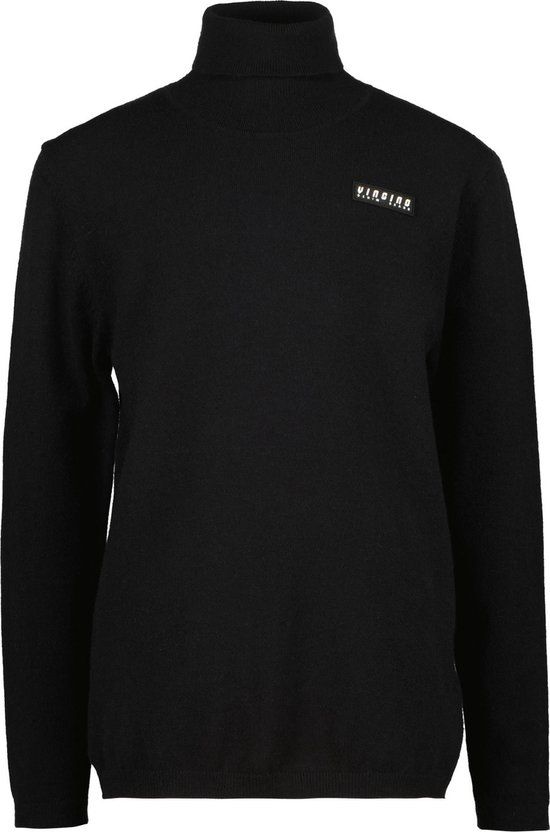 Vingino Basic-Knit Trui Jongens - Deep Black - Maat 164