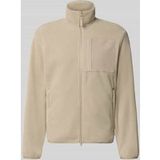 JACK & JONES Fleece jas 'JJEMASON' lichtbruin