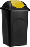 Stefanplast Deuba Prullenbak - Klapdeksel 60L 68x41x41cm Kunststof – Geel