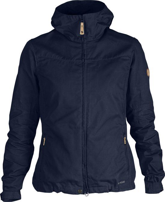 Fjällräven Stina Jacket Dames Outdoorjas - Maat XL - Dark Navy