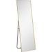 Cadre Doré Grand Miroir Rectangulaire 50x160 Cm, Miroir Au Sol, Mural Ou Adossé, Design Pleine Longueur