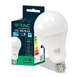 V-TAC PRO V-TAC PRO VT-233 LED-chip lamp Samsung SMD 20W E27 120LM/W A80 warm wit 3000K - SKU 21237