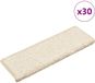 vidaXL Trapmatten 30 st 65x21x4 cm Wit Rechthoekige Rand