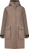 Didriksons ILSA WNS PARKA Dames Outdoorjas - Mocha Brown - Maat 38