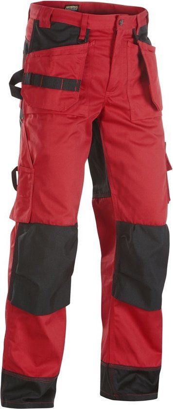 Blåkläder Werkbroek 1503-1860 - Rood/Zwart - Maat 58