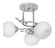 Activejet IRMA Plafondlamp Nikkel 3xE27