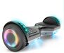 SISIGAD Hoverboard Self Balancing Scooter 6.5" with Bluetooth Speaker and LED Lights - Electric Scooter for Adult Kids Gift