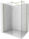 Mexen Kioto paroi de douche Walk-in 130 x 110, transparent, or