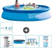Intex Easy Set Zwembad - 396 x 84 cm - Rond - Blauw - Incl. Accessoires