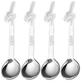 Bialetti DCDESIGN15 Koffielepels Roestvrijstaal 4 stuks