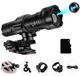 Caméra de sport Mini caméra d'action HD 1080p - Caméra de casque de moto avec lampe de poche - Carte SD 32 Go incluse - Caméra de vélo