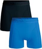 Muchachomalo Boxershort Heren – 2 Pack – Microfiber – Roze, Groen en Blauw – Effen – Polyamide / Elastaan – Sneldrogend