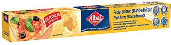 ALBAL Bakpapier - Geschikt voor de Oven - 16 Vellen