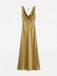 Vero Moda Jurk VMMAILKA Lange jurk Pale Gold 1