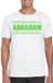 Bellatio Decorations Verkleed shirt voor heren - abraham - wit - glitter - verjaardag/themafeest - 50 jaar M