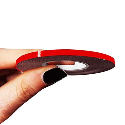 4R Quattroerre.it 10453 Trim Strepen zelfklevende strips voor auto's, rood, 3 mm x 10 mt