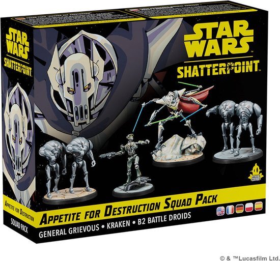 Atomic Mass Games Star Wars - Shatterpoint General Grievous Squad Pack