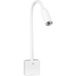 SEBSON® LED Stopcontact Lamp Dimmable White, Wall lamp with Plug 4W, Plug lamp with Gooseneck Flexible Neutral White 4000K - Reading lamp, Night lamp
