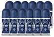 NIVEA MEN Cool Kick Déodorant Roll-on Anti-transpirant 50 ml - Pack économique - 12 pièces