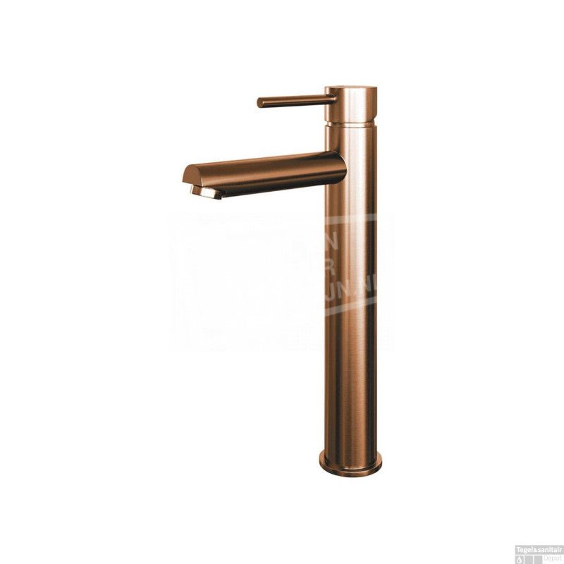 Brauer Copper Edition Wastafelkraan Verhoogd Geborsteld Koper PVD
