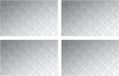 vidaXL Trapmatten 4 st 80 x 50 cm Zilver Aluminium Rechthoekig