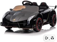 Vrooomy Lamborghini Veneno Elektrische Kinderauto Zwart