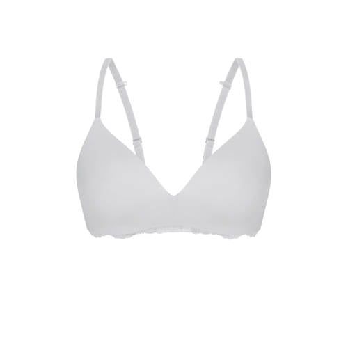 Sassa Mode Classic Lace voorgevormde bh zonder beugel wit