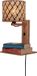 GOOD&MOJO Wandlamp Java - Bamboe/Zwart - 30x22x52cm