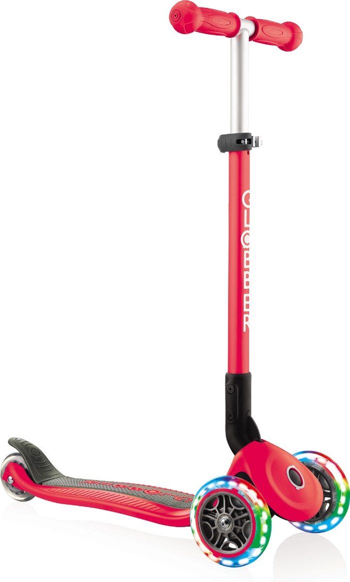Globber Primo Foldable Lights Step - Rood