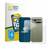 BROTECT Screenprotector 6 Stuks voor Google Pixel 11 Pro XL (Voor+Achter) Beschermglas transparant