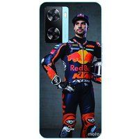 Maniacase Etui Oppo A57s 4G MIGUEL OLIVEIRA MOTO GP TROPHEE KTM