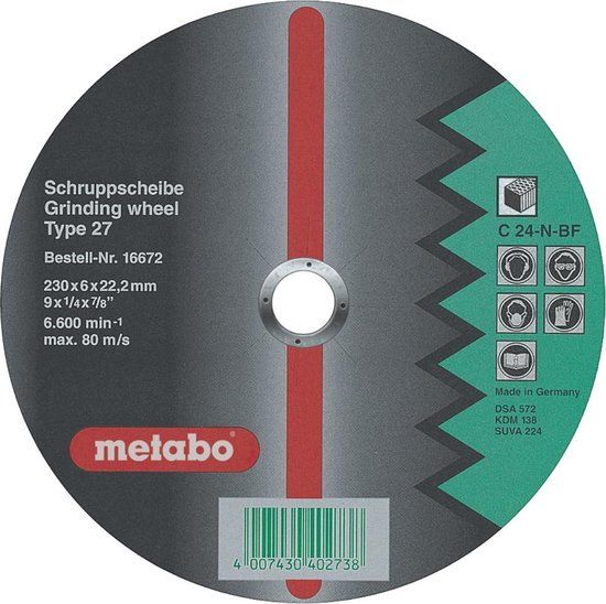 Metabo accessoires Metabo Flexiamant Super Afbraamschijf - 125 x 6 x 22,23mm
