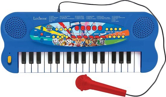 Lexibook Paw Patrol - Piano met 32 toetsen en microfoon om te zingen