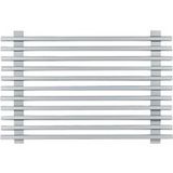Häfele Profilé de serrage Grille de ventilation H3644 Aluminium à assembler individuellement, barre de maintien 250 mm