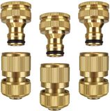 Bol robinet de jardin connecteur - laiton - set van 3