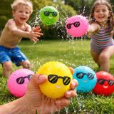 Eddy Toys Water Sponge Ball Set - 3 Duikballen van Kunststof - Diameter 6,5 cm - Meerkleurig