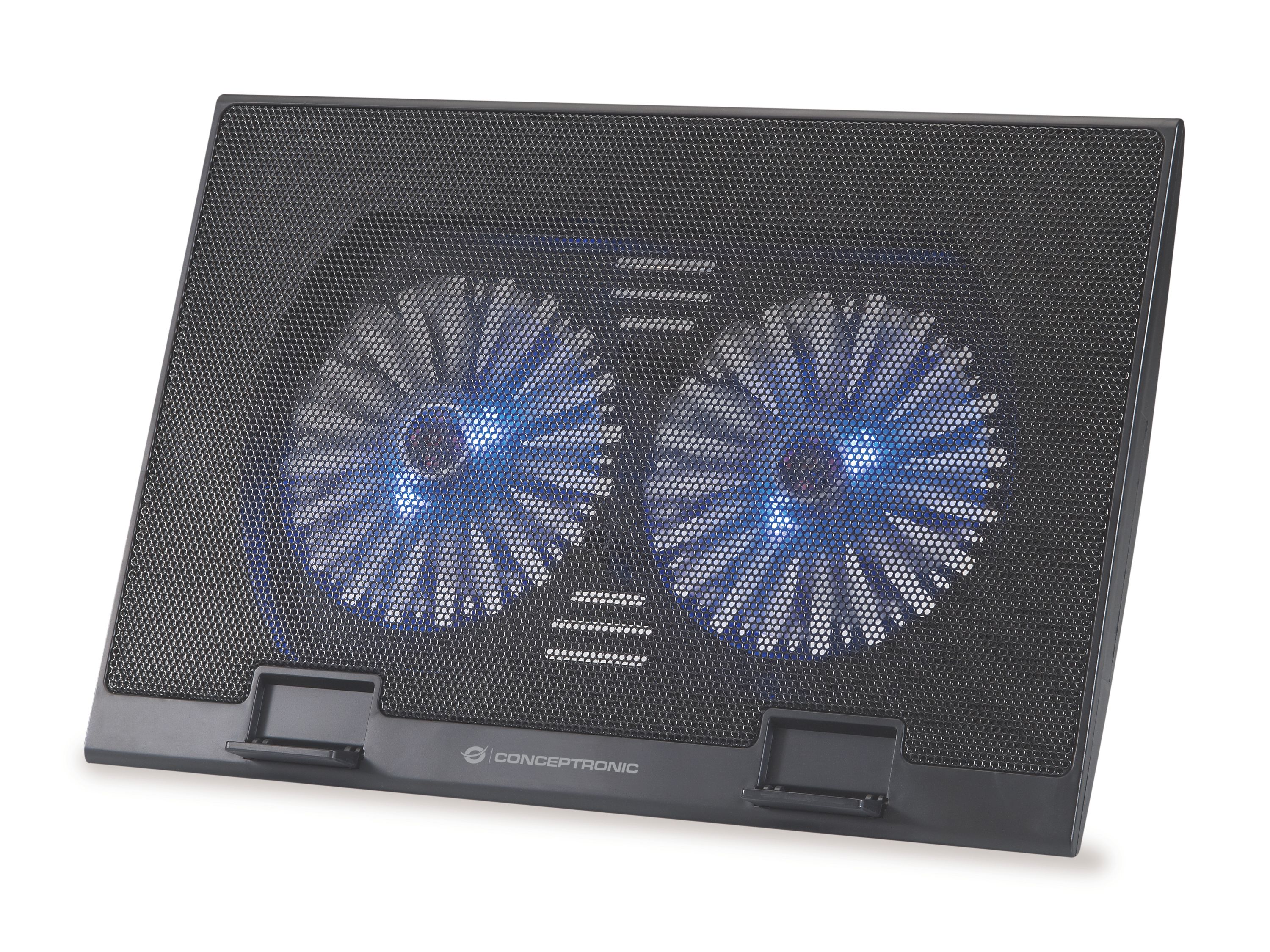 Conceptronic THANA02B - Notebook Koeler - Zwart