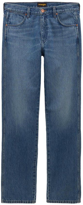 Wrangler Jeans Frontier Straight Fit Katoen Blauw W32 x L30