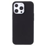 iPhone 12 Pro Max hoesje van mat TPU anti-vingerafdruk - zwart