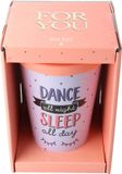 Depesche Drinkbeker To-Go Dance All Night. Sleep All Day