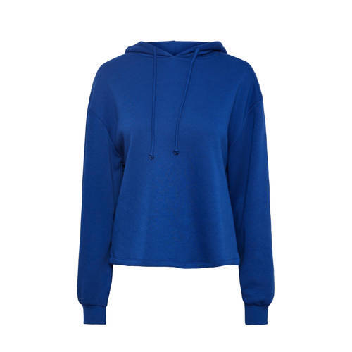 PIECES PIECES hoodie PCCHILLI met capuchon blauw