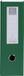 Exacompta 10x Tijdschriftenhouder PVC - Rug 100mm - vlak geleverd - 23x31cm - Donkergroen - 90163E