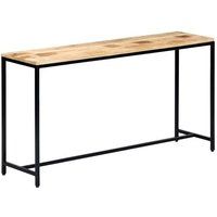 vidaXL Console Table Solid Rough Mango Wood