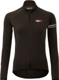 AGU Essential - Fietsshirt met lange mouw - Thermische jersey - Winter fietsen - Herfst - Dames - Zwart - XL