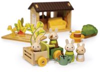 Tender Leaf Bunny's Carrot Patch houten speelgoed konijn