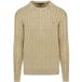 Tommy Hilfiger Pull Cable Bleu Sandalwood Beige taille XXL